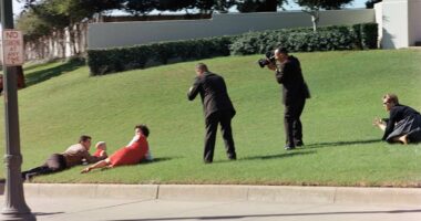 Chilling photos from JFK's assassination as 62nd anniversary is marked