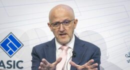 AFR MELB ASIC SMMIT  KEYNOTE Mike Burgess AM, Director-General of Security, ASIO Wednesday 12th November 2025 Melbourne Photo by Eamon Gallagher