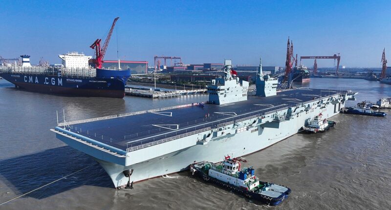 China immediately begins trialing its most advanced amphibious assault ship
