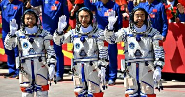 Chinese astronauts stranded in space after debris strikes return capsule during mission