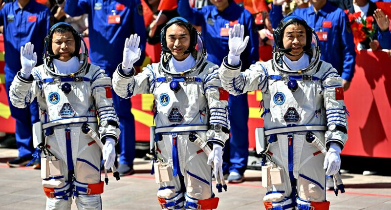 Chinese astronauts stranded in space after debris strikes return capsule during mission