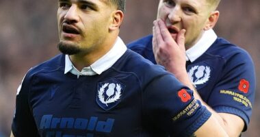 Sione Tuipulotu and Finn Russell reflect on another failure to end the All Blacks' dominance