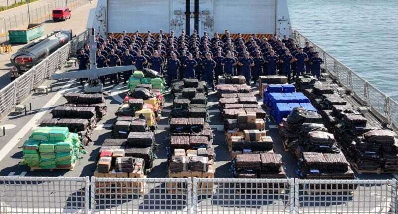 Coast Guard makes historic $362M drug bust, seizing largest amount of cocaine in one patrol
