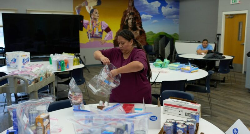 College students, stressed about federal food aid uncertainty, look to campuses for support