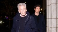 Confused Calvin Klein, 83, stumbles in front of younger boyfriend