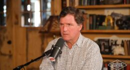 Conservative titan behind Project 2025 makes extraordinary intervention in GOP civil war over Tucker Carlson