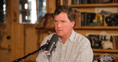 Conservative titan behind Project 2025 makes extraordinary intervention in GOP civil war over Tucker Carlson