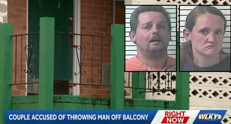 Couple tossed man, 62, over their 12-foot balcony: Police