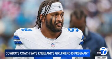 Cowboys to support Marshawn Kneeland pregnant girlfriend, unborn child 'for the rest of their lives'
