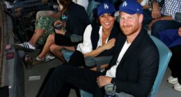 Crowd 'boos' Meghan and Harry at Dodgers stadium appearance