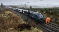 Days of rail chaos ahead after Cumbria landslide derails train
