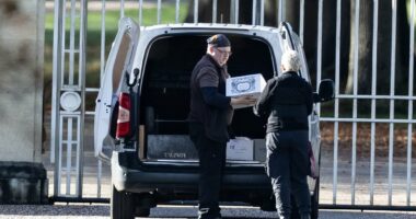 Delivery at Royal Lodge amid claims Andrew is 'ranting to himself'