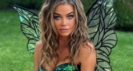 Denise Richards, 54, dresses up as a flirty Tinkerbell proving she is single and ready to mingle after ugly split
