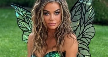 Denise Richards, 54, dresses up as a flirty Tinkerbell proving she is single and ready to mingle after ugly split