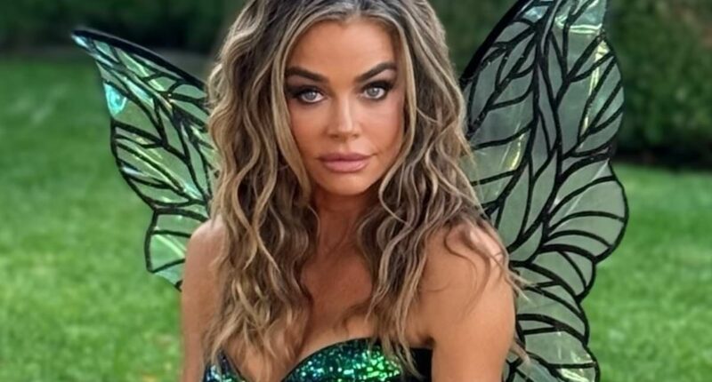 Denise Richards, 54, dresses up as a flirty Tinkerbell proving she is single and ready to mingle after ugly split