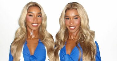 Diddy's twin daughters, 18, dress as Dallas Cowboys cheerleaders