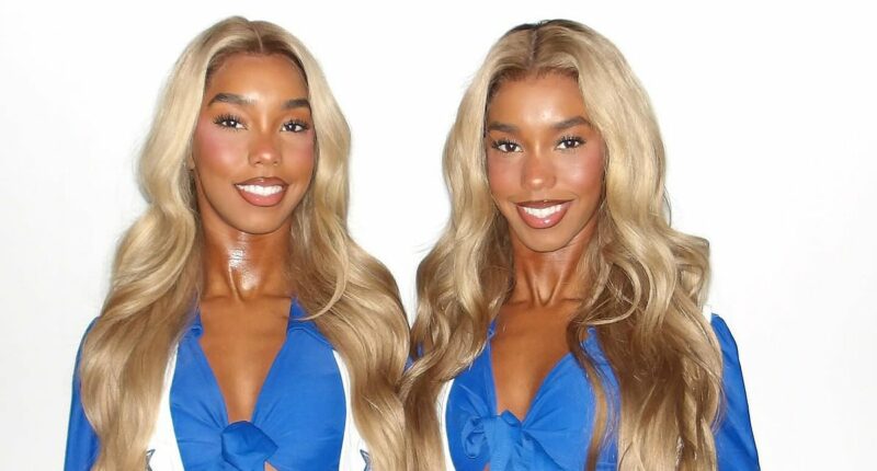 Diddy's twin daughters, 18, dress as Dallas Cowboys cheerleaders