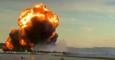 Dramatic video shows 'catastrophic' UPS plane disaster that left at least 3 dead, 11 injured