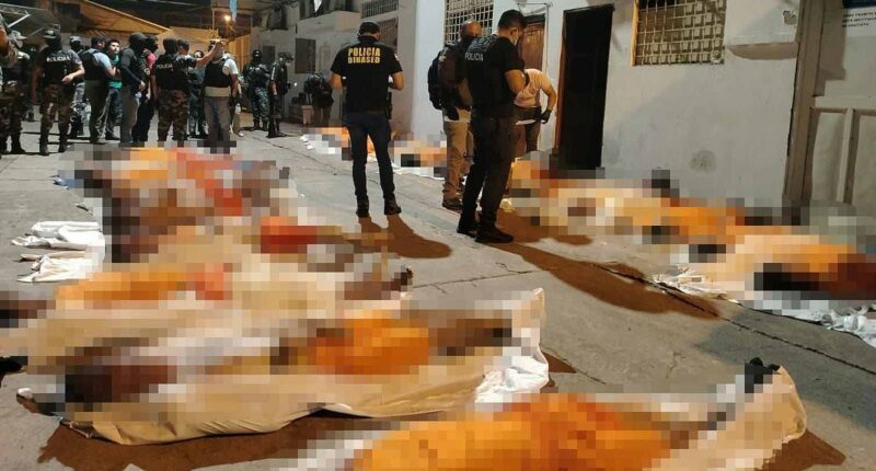 Ecuador prison riot leaves 31 dead, with 27 HANGED