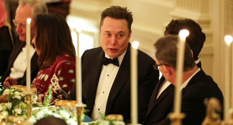 Elon Musk caught makes explosive remark at Trump's Saudi banquet