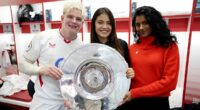 Emma Raducanu helps England's Henry Pollock toast historic win