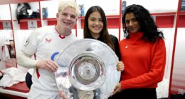 Emma Raducanu helps England's Henry Pollock toast historic win