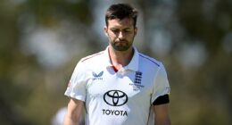 England given huge Ashes scare after Mark Wood suffers injury only eight days before the first Test in Perth