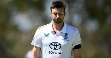 England given huge Ashes scare after Mark Wood suffers injury only eight days before the first Test in Perth