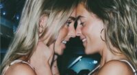 Ex-Arsenal and Man City star sparks women's football scandal as she uses intimate photoshoot with her Olympian girlfriend to reveal how relationship sparked before break-up with her ex