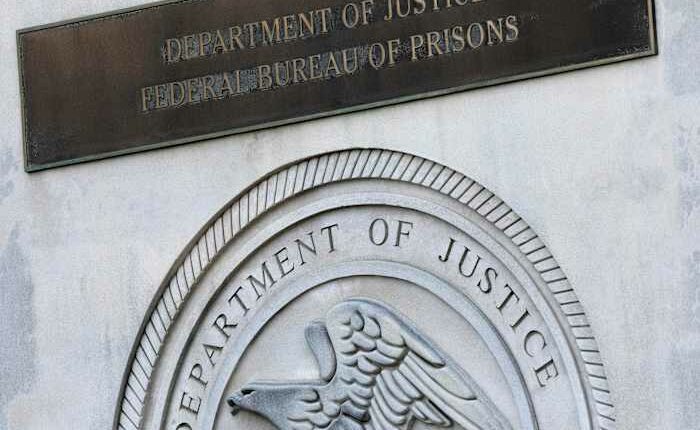 Federal Bureau of Prisons says falling concrete is forcing it to close a prison near Los Angeles