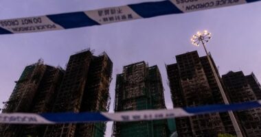 Final search for Hong Kong fire survivors as apartment tower blaze death toll climbs