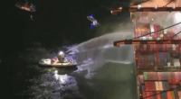 Fire on ship docked at Port of Los Angeles prompts evacuation of crew, officials say