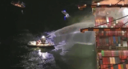 Fire on ship docked at Port of Los Angeles prompts evacuation of crew, officials say