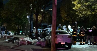 Firefighters injured in blazing car explosion in the Bronx: ‘It was a fireball,’ witness recounts
