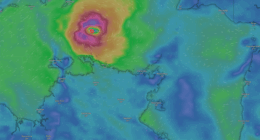 First cyclone of season jumps to category 2, set to U-turn for coast