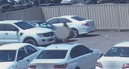 Footage catches car thief's reaction on finding sleeping baby