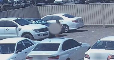 Footage catches car thief's reaction on finding sleeping baby