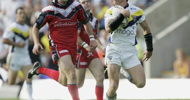 Rugby league great Nathan Wood (right) has opened up on being diagnosed with Chronic Traumatic Encephalopathy (CTE)