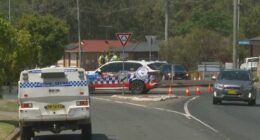 A motorbike has collided with a four-year-old girl in Sydney's west. The child was walking along Popondetta Rd in Dharruk at 1.30pm today when the motorcycle hit and injured the girl.