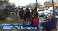 Free pet food distribution for SNAP recipients hosted by Chicago Animal Care and Control in Pilsen