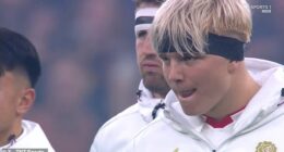 Henry Pollock licked his lips as New Zealand performed the Haka pre-match on Saturday