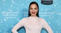 Gal Gadot looks sensational in a figure-hugging sequinned gown as she attends Beverly Hills charity bash - while tensions with Snow White co-star Rachel Zegler rumble on