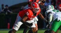 Georgia Lineman Nyier Daniels Arrested for Cruelty to Children, Reckless Driving