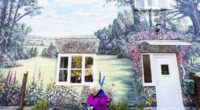 Gran, 94, has 'dream garden' painted onto house wall