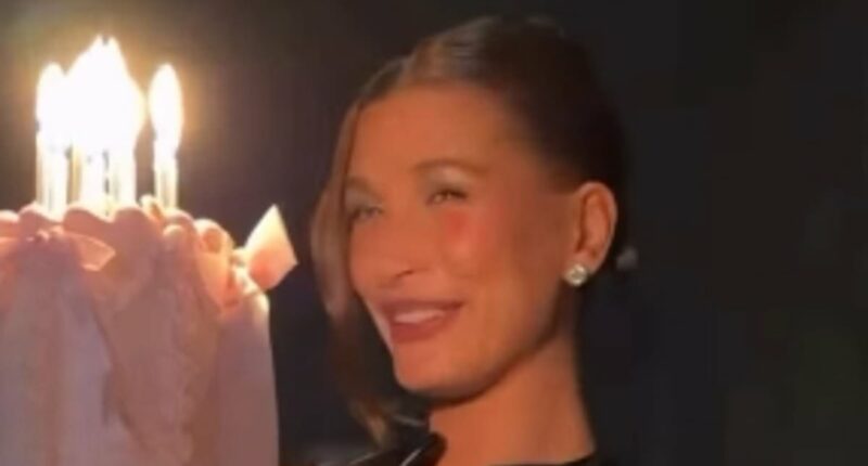 Hailey Bieber rings in her 29th birthday at exclusive Rhode bash