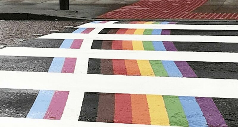 Hard-up Labour council blows £35,000 LGBT rainbow zebra crossings