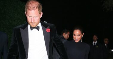 Harry looks 'fed up of being paraded' at Kris Jenner's 70th