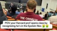 Harvard students slam professor as he admits to his Epstein 'shame'