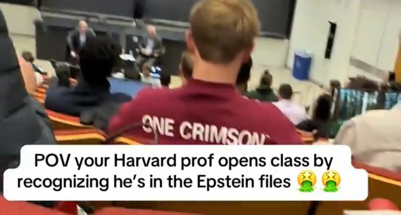 Harvard students slam professor as he admits to his Epstein 'shame'
