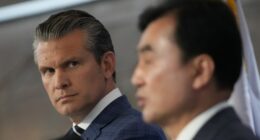 Hegseth praises South Korea's plans to raise its military spending and boost defense capabilities